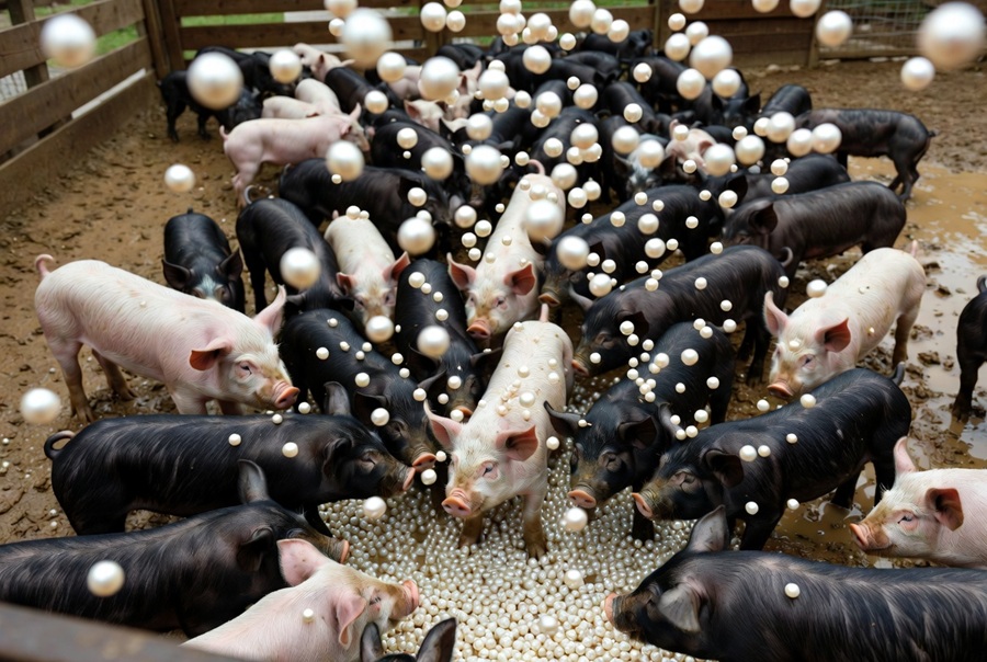 De cerdos, perlas y libros