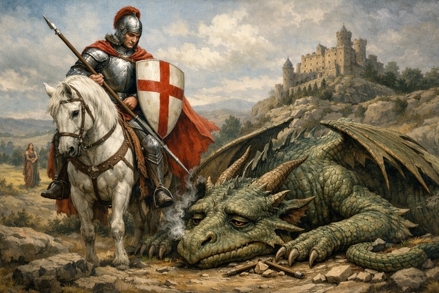 Un nuevo «Sant Jordi» contra el dragón del analfabetismo