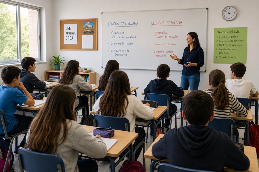 Mor el català a les escoles?