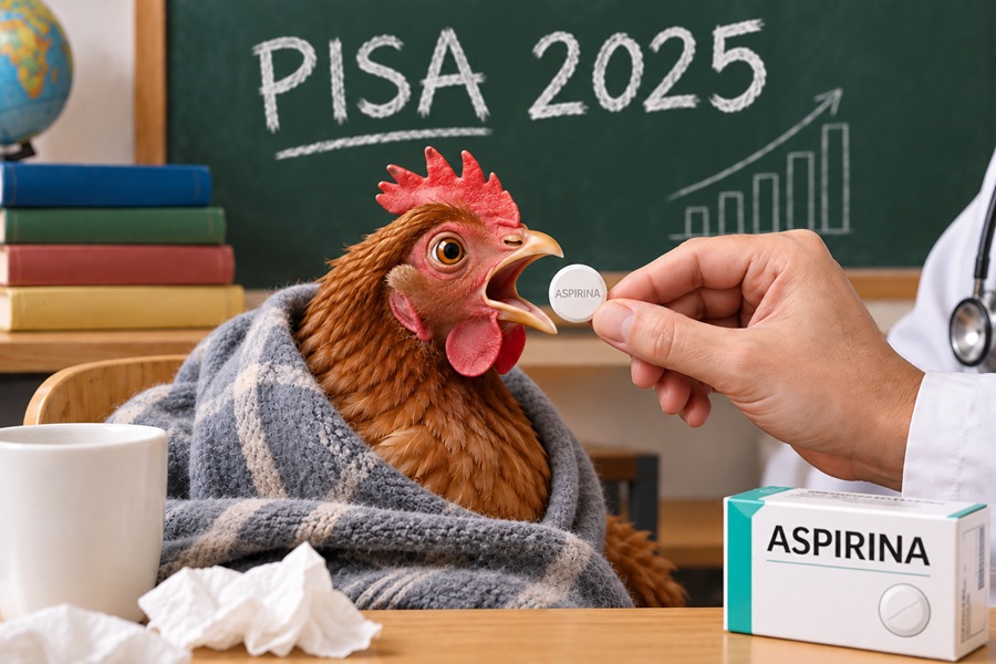 La gallina, la aspirina y PISA